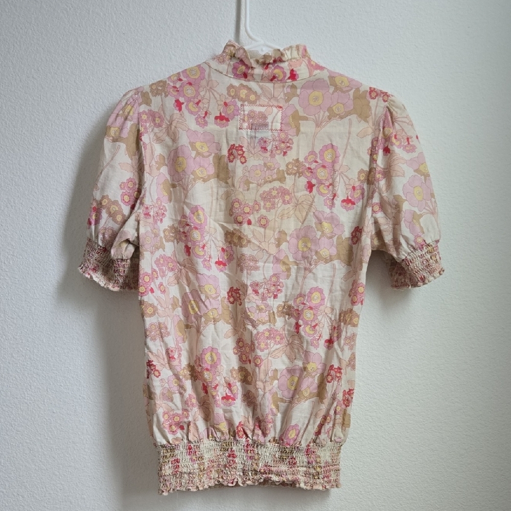 Sanctuary Pink and Cream Floral Blouse - Picture 4 of 4